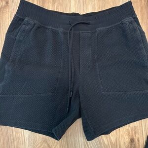Lululemon navy at ease shorts